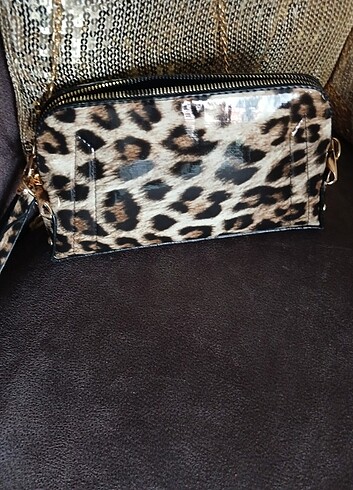 Zara LEOPAR RUGAN PORTFÖY ÇANTA