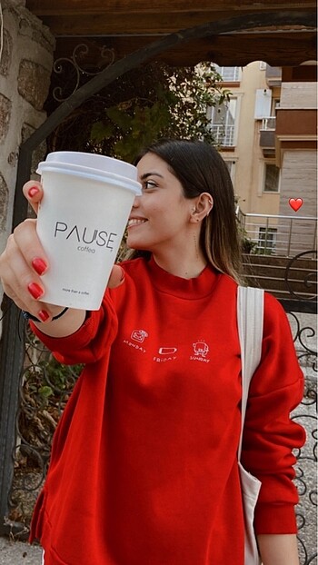 Koton kırmızı sweatshirt