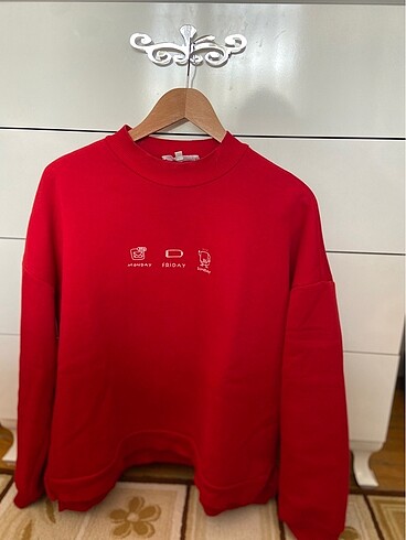 Koton Koton kırmızı sweatshirt