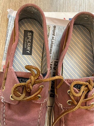 Sperry Top Sider Pembe spor ayakkabı