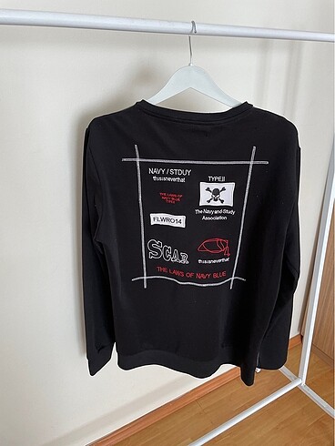 l Beden siyah Renk Zara erkek sweatshirt