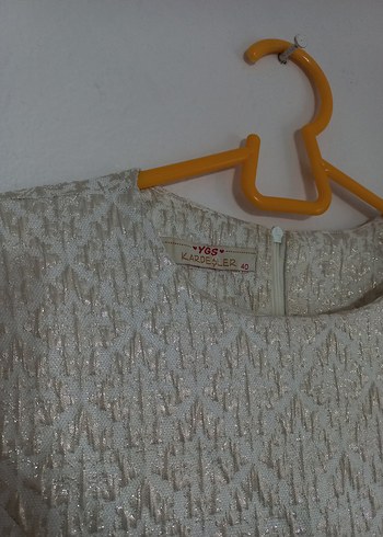 Uzun Kollu Kemerli Vintage Elbise - Görsel 8