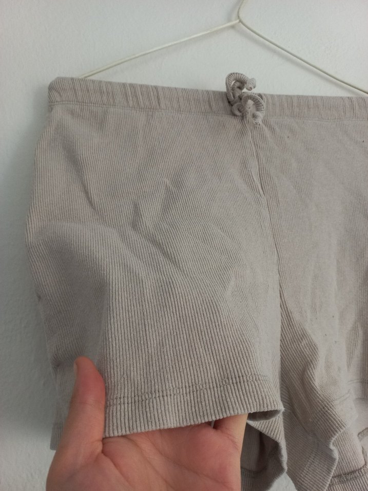 Bej Midi şort - Görsel 2