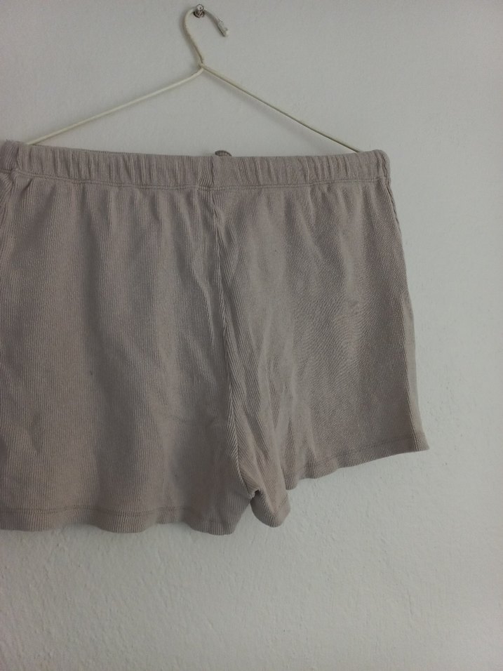 Bej Midi şort - Görsel 4