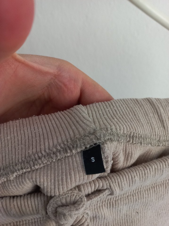 Bej Midi şort - Görsel 5