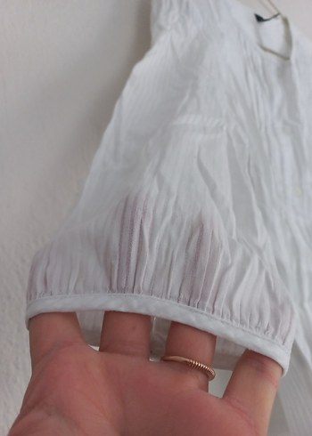 Kadın pileli gömlek - Görsel 2