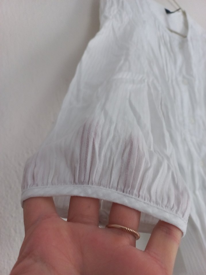 Kadın pileli gömlek - Görsel 2