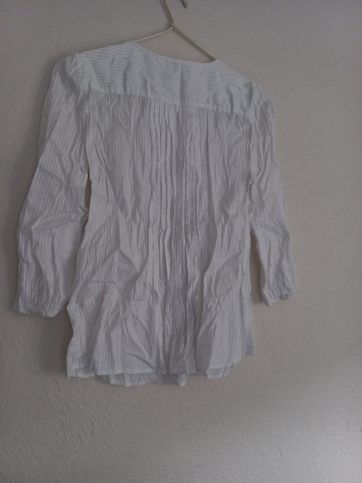 Kadın pileli gömlek - Görsel 5