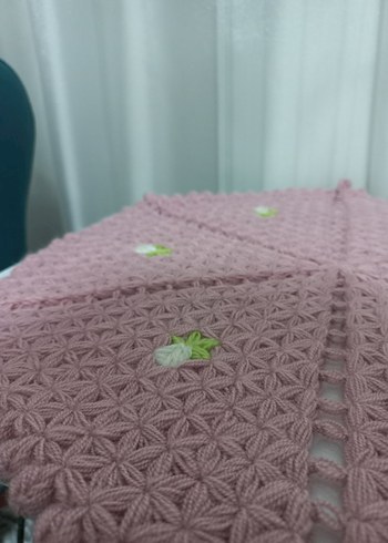 Pembe Örgü Banyo Lifi - Görsel 2