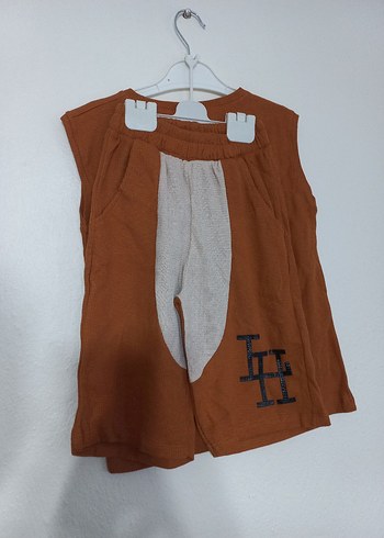 Erkek Çocuk Kahverengi ikili takım. - Görsel 5