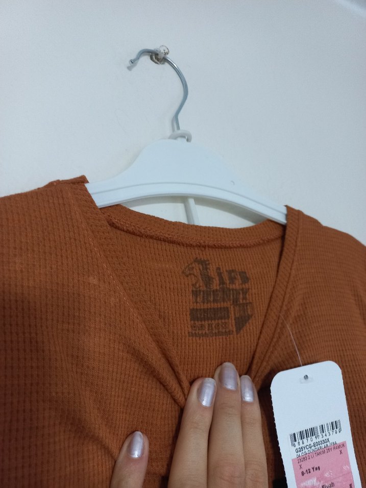 Erkek Çocuk Kahverengi ikili takım. - Görsel 4