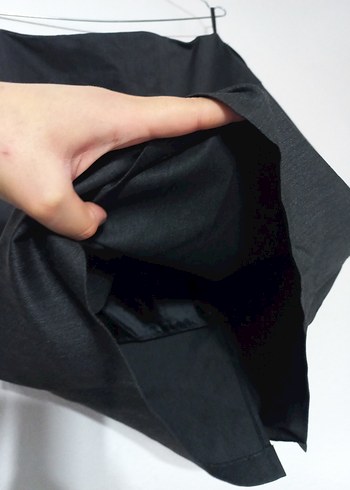 Piliseli Keten Mini Kalem Etek - Görsel 5