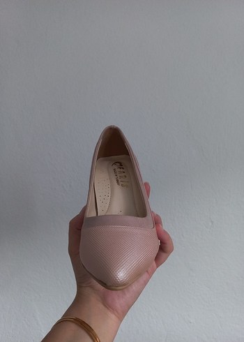 Bej Yılan Desenli Kadın Topuklu Ayakkabı - Görsel 2