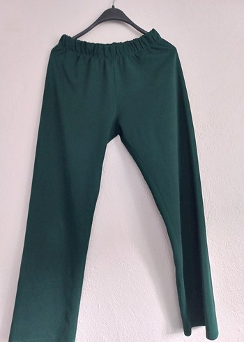 Yeşil Uzun Kollu Fırfırlı Kadın Tunik pantolon - Görsel 8