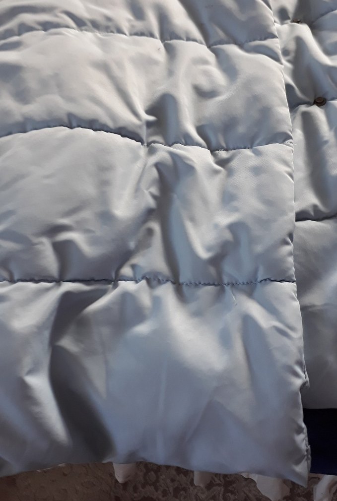 Gri Kadın Kışlık Düğmeli Mont - Görsel 4