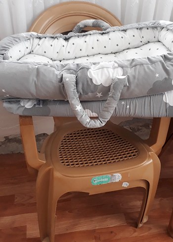 Gri Desenli Çocuk Uyku Yatağı - Görsel 2