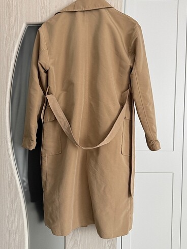 36 Beden camel Renk Trençkot Trendyol