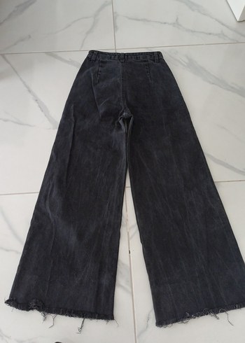 Siyah Salaş Kot Pantolon - Görsel 3