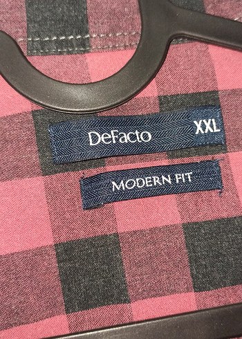 Bordo Kareli Uzun Kollu Erkek Gömlek - Görsel 5