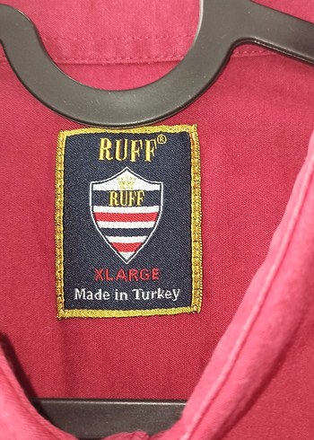 Düğmeli Bordo Uzun Kollu  Erkek Gömlek - Görsel 2