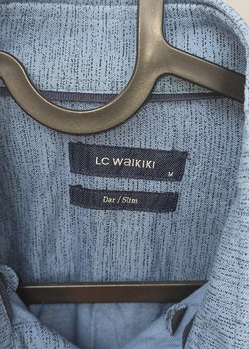 Düğmeli Mavi Erkek Gömlek - Görsel 3