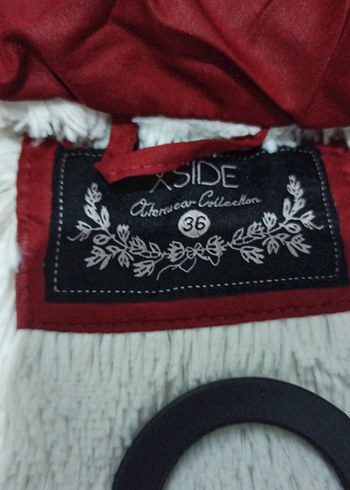 Kapüşonlu Fermuarlı Kırmızı Kadın Yelek - Görsel 2