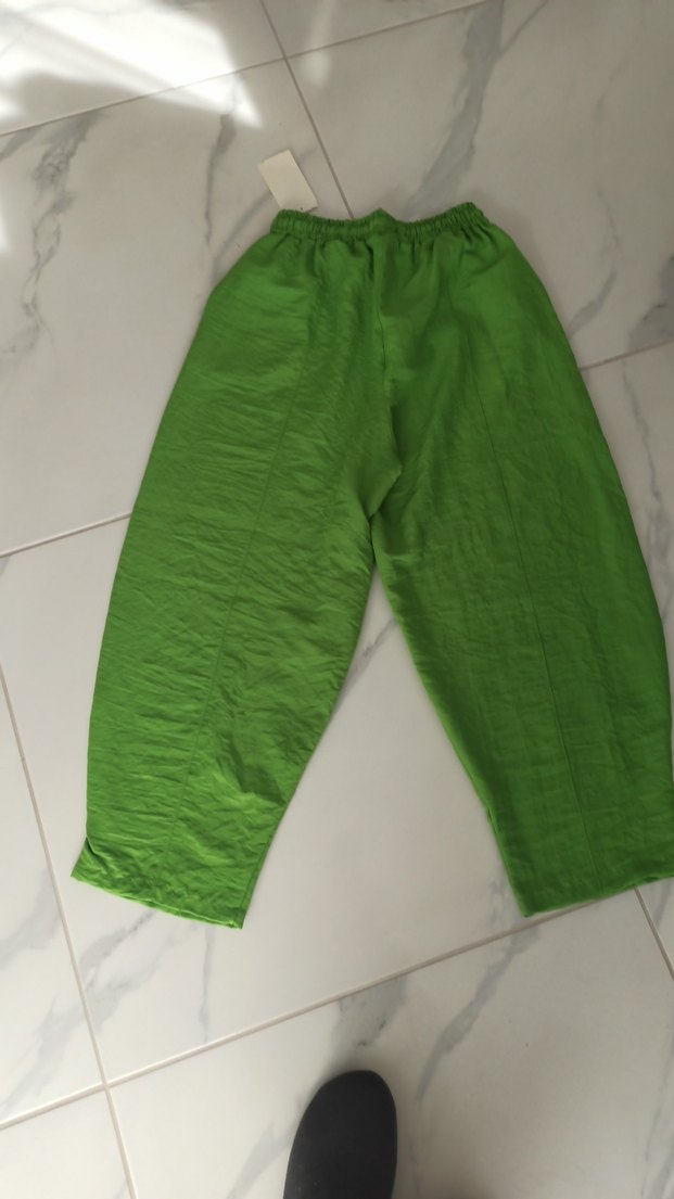 Yeşil Yazlık Kadın Pantolon - Görsel 4