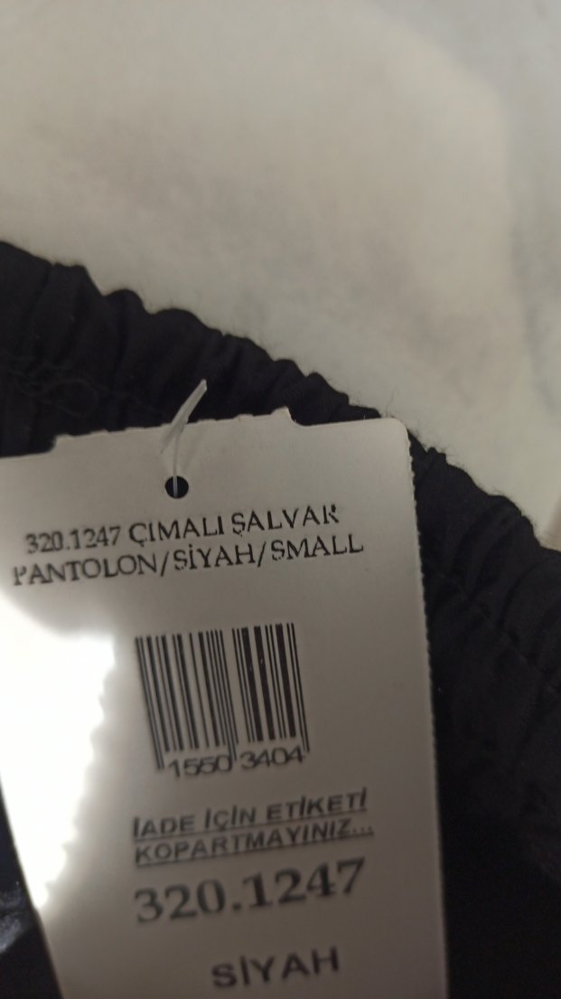 Siyah Salaş Kadın Pantolon - Görsel 3