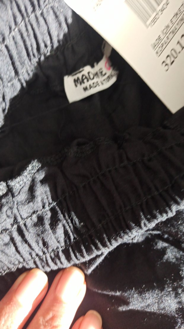 Siyah Salaş Kadın Pantolon - Görsel 4