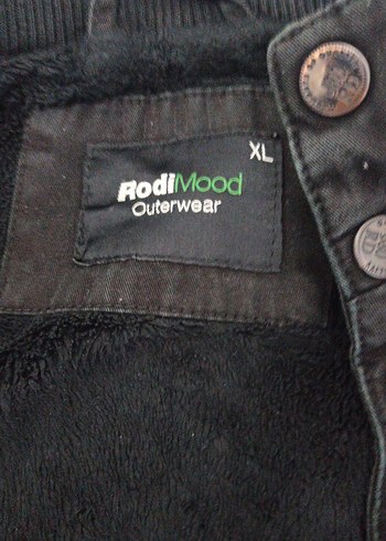 Düğmeli Siyah Erkek KabanCeket - Görsel 2