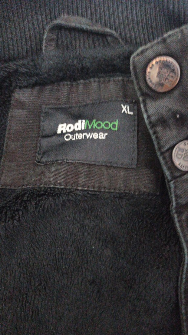 Düğmeli Siyah Erkek KabanCeket - Görsel 2