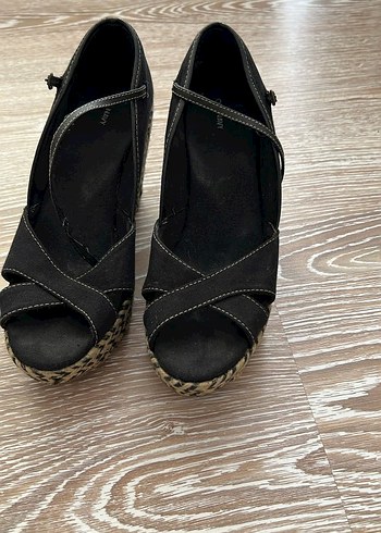 burnu açık rahat yazlık ayakkabi - Görsel 2