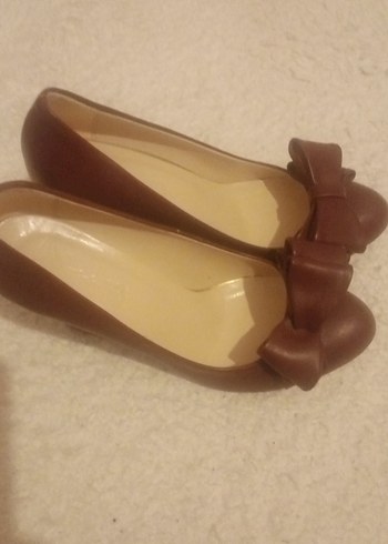 Klasik Fiyonklu Bej Dolgu Topuklu Kadın Stiletto - Görsel 3