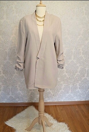 Hm Model Kolları Büzgülü Blazer