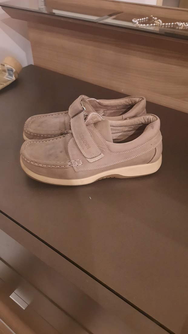 Bej Süet Erkek Çocuk Özel Gün Ayakkabısı - Görsel 4