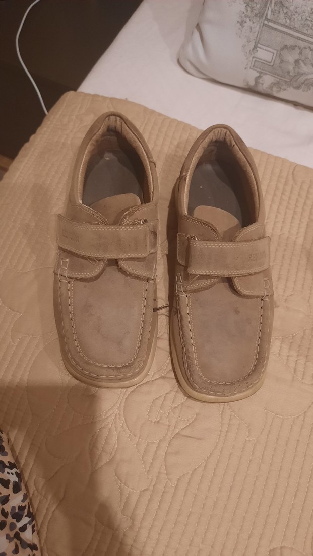 Bej Süet Erkek Çocuk Özel Gün Ayakkabısı - Görsel 5