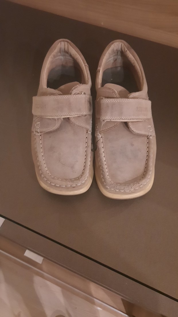 Bej Süet Erkek Çocuk Özel Gün Ayakkabısı - Görsel 2