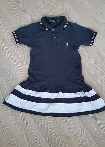 Polo Ralph Lauren Kız Çocuk Lacivert Polo Yaka Elbise