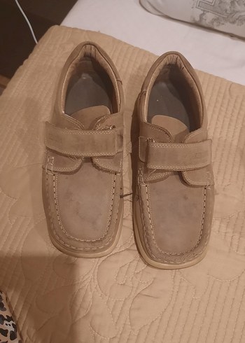 Bej Süet Tokalı Erkek Günlük Ayakkabı - Görsel 4