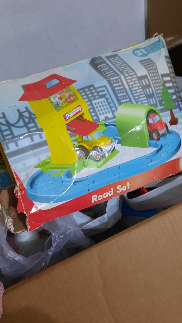 Dolu Mini Yol Seti 24 Parça Renkli Oyuncak - Görsel 3