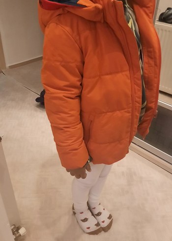 Tommy Hilfiger Turuncu Kapüşonlu Erkek Çocuk Mont - Görsel 8