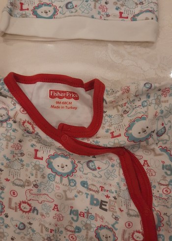 Bebek Erkek Hastane Kıyafeti Seti, Renkli Baskılı - Görsel 3