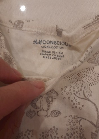 Uzun Kollu Beyaz Pamuklu Bebek Body bambu - Görsel 2