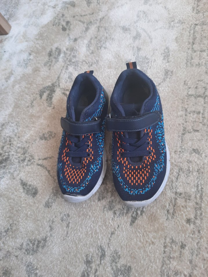 Renkli Bağcıksız Erkek Çocuk Spor Ayakkabı - Görsel 4