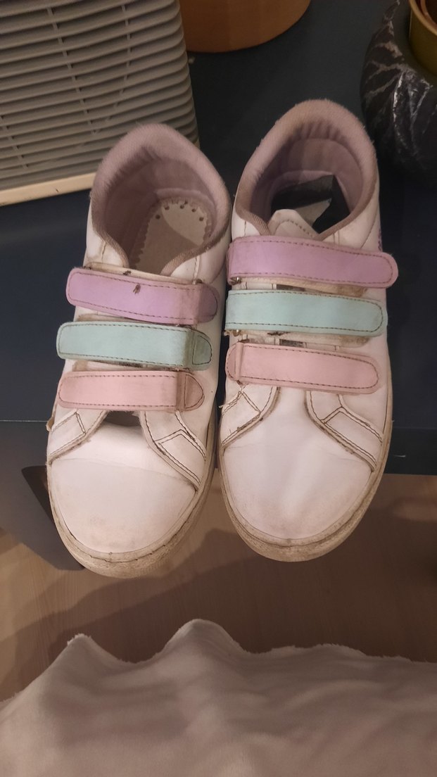 Kız Çocuk 38 no Pembe Cırt Cırtlı Spor Ayakkabı - Görsel 3