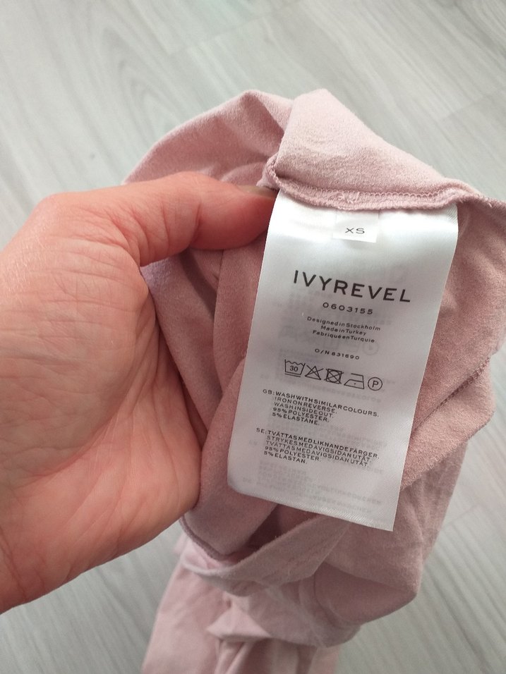 Pembe Midi Kadın Triko Elbise - Görsel 4