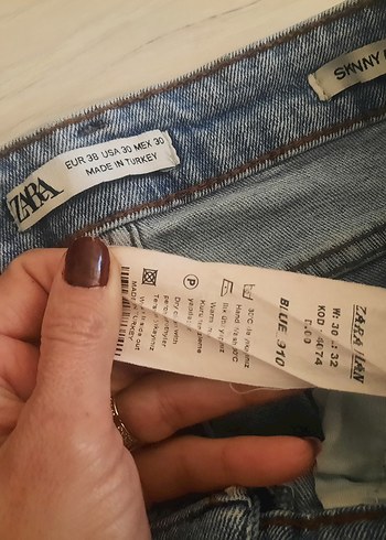 38 Beden gri Renk Gri Kadın Regular Fit Denim Pantolon