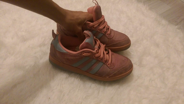 38 Beden pembe Renk süet Adidas