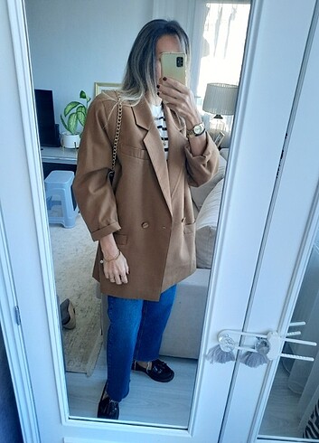 38 Beden camel Renk #Zara #beymen #vakko #blazer #ceket #bej #camel #kamel #devetüyü