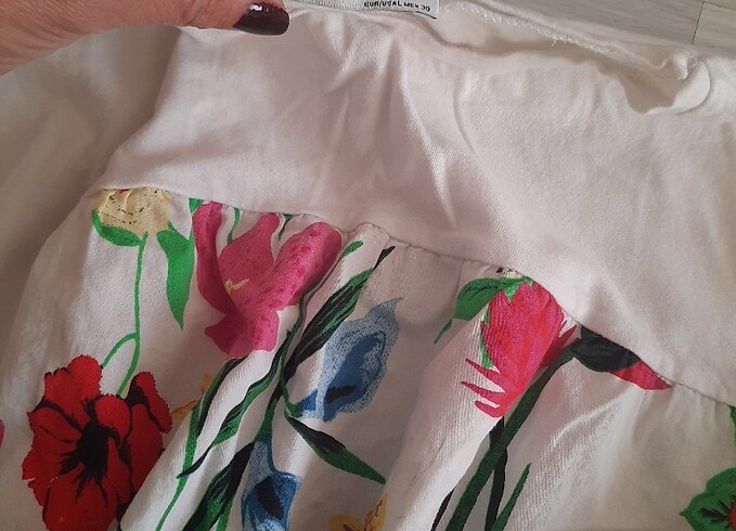 36 Beden beyaz Renk #zara #mango #oysho